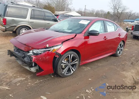 2021 Nissan Sentra Sr Xtronic Cvt z USA, uszkodzony, nr VIN 3N1AB8DV1MY308084